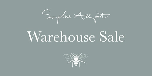 Sophie Allport Warehouse Sale - Saturday 12th July 11am | Sophie Allport