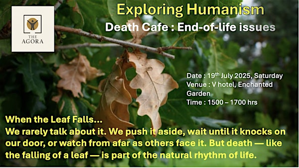 Exploring Humanism : Death Cafe / End of life issues | V Hotel Lavender