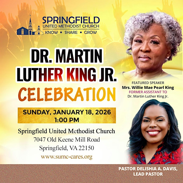 Dr. Martin Luther King Day Celebration | Springfield United Methodist Church