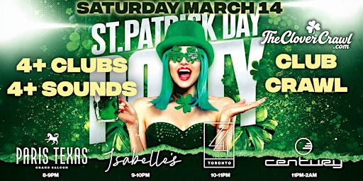 King West St. Patrick's Day Crawl 2026 | Saturday, March 14th | Paris Texas