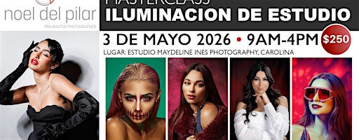 MasterClass de Iluminación de Estudio | Maydeline Ines Photography