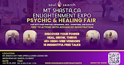 SoulSearch Mt. Shasta Enlightenment Expo - Psychic & Healing Fair | Mount Shasta City Park
