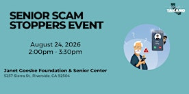 Senior Scam Stoppers event | Janet Goeske Foundation & Senior Center