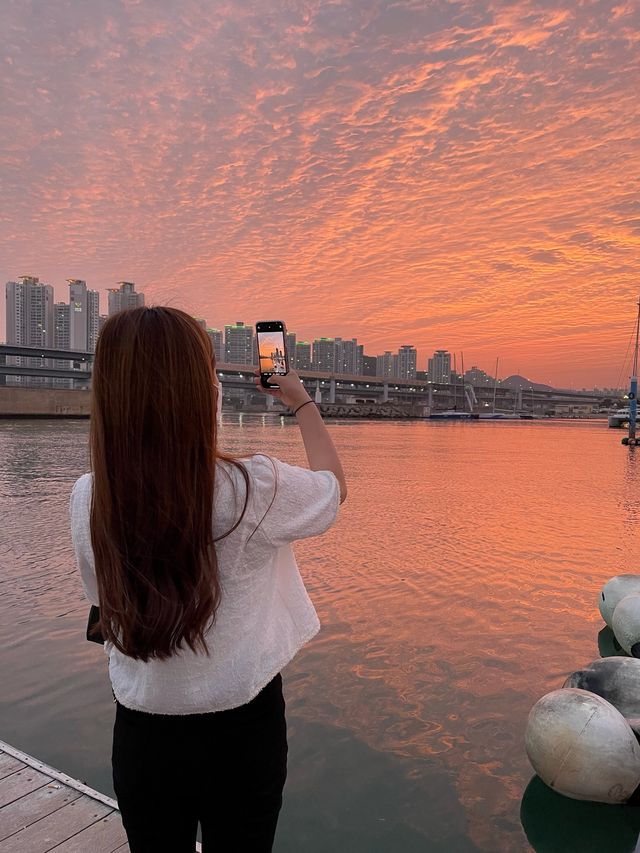 황홀한 노을 명소 | 부산 수영만 요트경기장⛵️요트투어