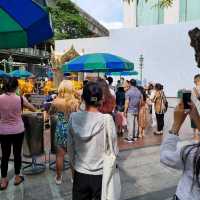 The Famous Iconic Erawan Shrine In Bankok