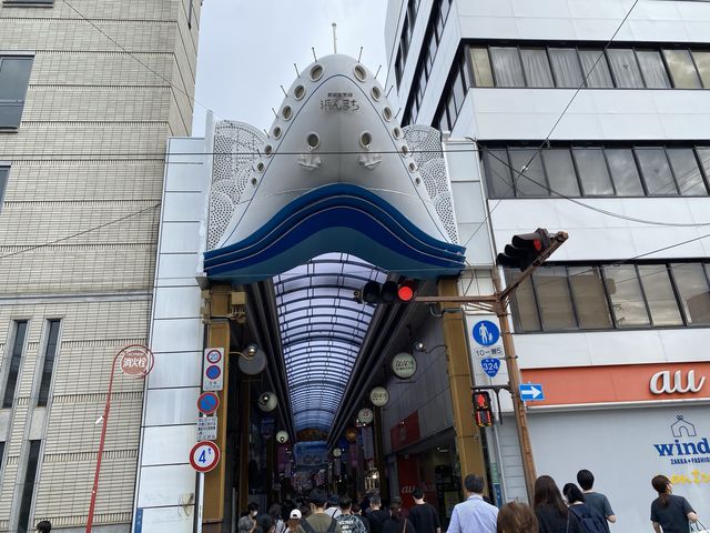 長崎の中心部『浜市アーケード』と『ベルナード観光通り』