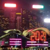 2023 香港 倒數 跨年 預演！真的好靚！