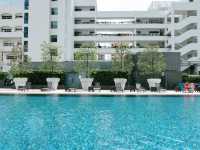 Turquoise swimming pool at Orchard Hotel