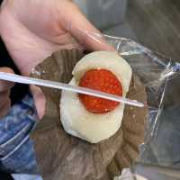 Yeosu’s most popular Strawberry Mochi’s 🍓🍓