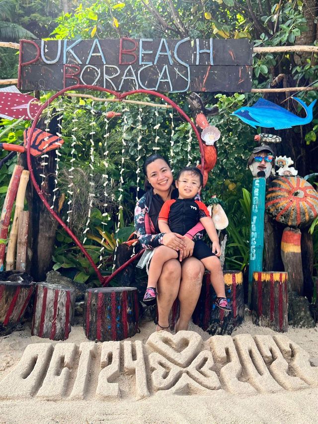 the beautiful beach of Boracay