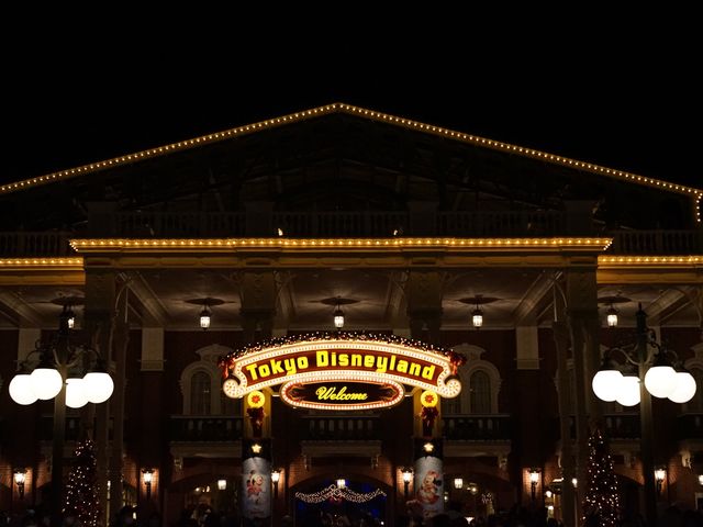 クリスマスのディズニーランドへ