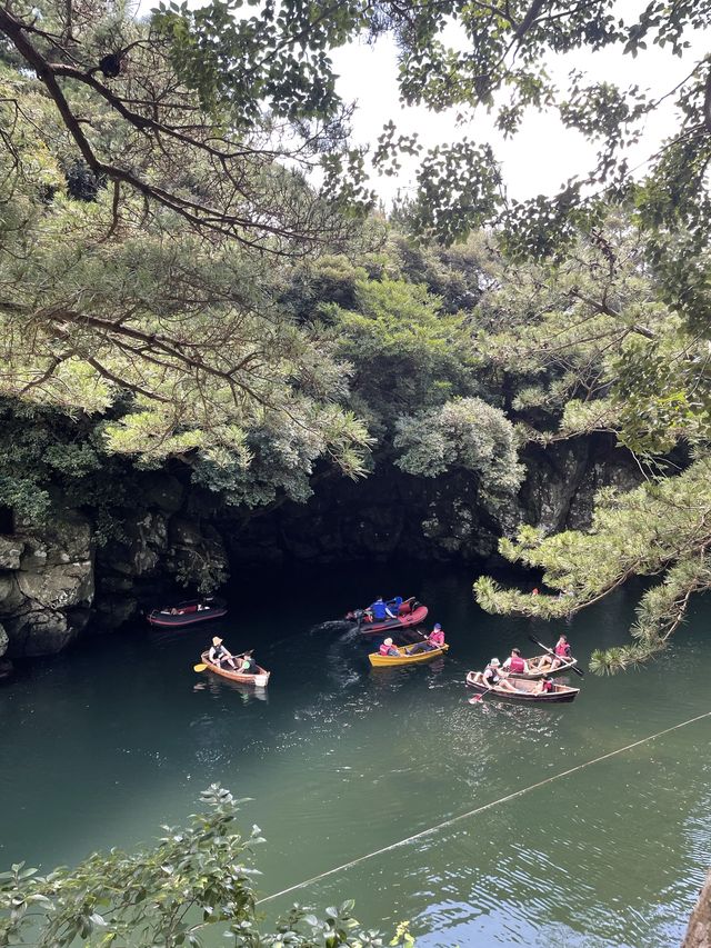 서귀포에서 카약과 테우를 탈 수 있는 곳, 쇠소깍🏞