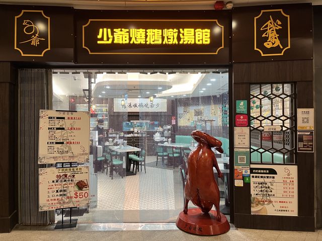 養生燉湯配廣東燒鵝