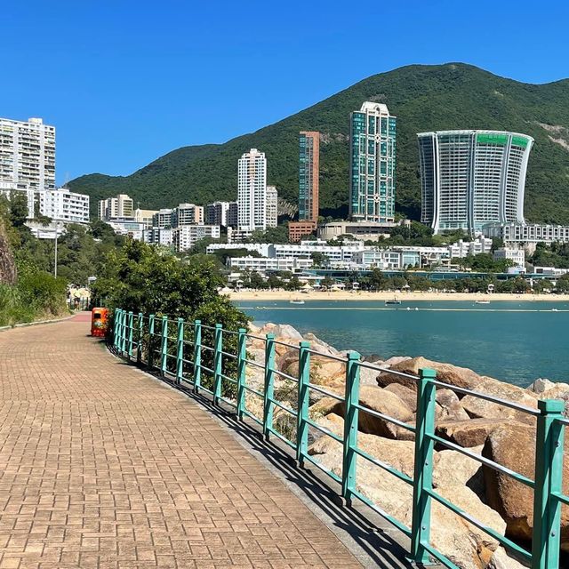 秋日南區海濱🏖️長廊💓黃昏🌆美景💯💯拍拖👫散步之選