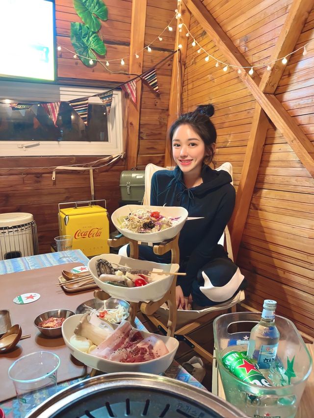 제주 흑돼지에 기깔나는 캠핑분위기가 더해지면? 🐗