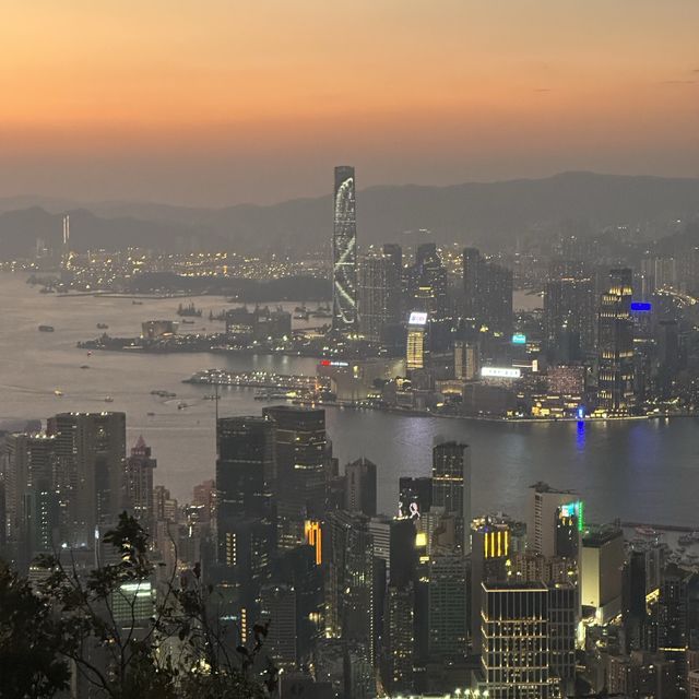 The best sunset view point in Hong Kong