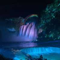 Huangguoshu Waterfall at night