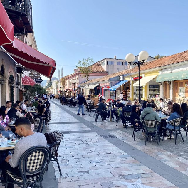 Pedestrian street of Shkoder
