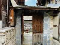 Old traditional corridors in Zhenshan Village