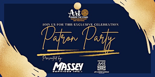 Maitland Rotary Art Festival Patron Party presented by Massey Services | Cottage at Lake Lily Park