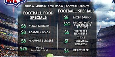 NFL Game Day | 29th and Green Bistro