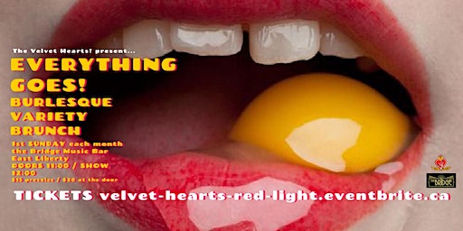 Everything Goes! Burlesque Variety Brunch | The Bridge Music Bar
