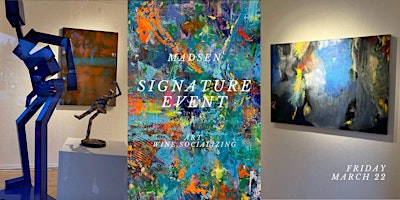 Fine Art, Wine + Socializing with Artists James Moore, Anna Kim, Ali Saif | MADSEN