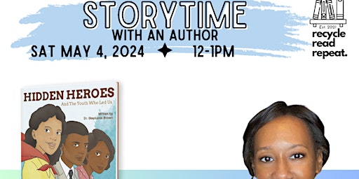 Story Time with Author Dr Stephanie Brown - Sat May 4 @ 12-1pm | Recycle Read Repeat