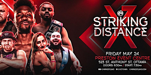C*4 Wrestling presents "STRIKING DISTANCE" - May 24, 2024 | Preston Event Centre