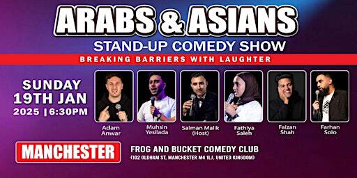 Arabs & Asians Stand-up Comedy Show Manchester | Frog and Bucket Comedy Club - Now Back Open