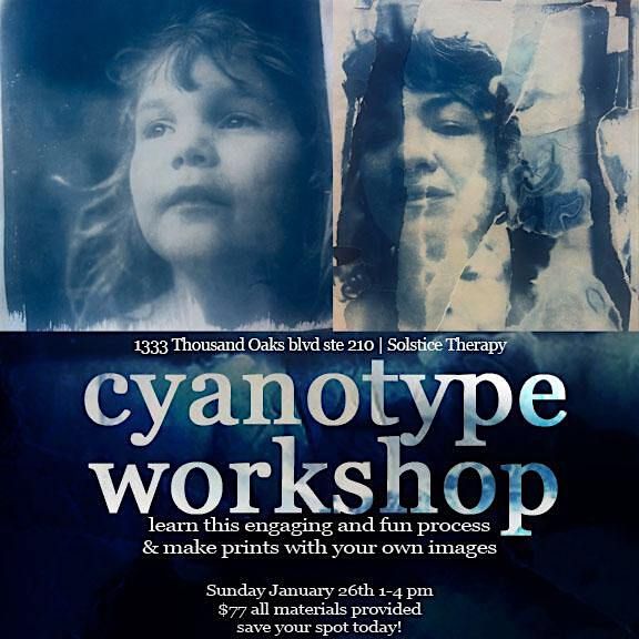 Cyanotype Printmaking Workshop | Solstice Therapy