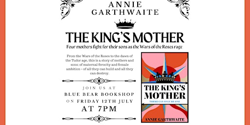 An Evening with Annie Garthwaite | Blue Bear Bookshop