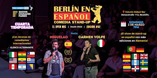 Berlín en Español Comedia Stand-up OPEN MIC #62 - Temporada 4 | Valentin Stüberl