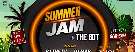SUMMER JAM @ THE BOTANIC INN | The Botanic Inn