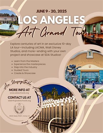 Art Grand Tour in LA | SDA School of Film and Media Arts