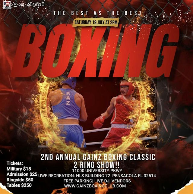 Best vs The Best Boxing Event |2nd Annual GainzBoxingClassic | UWF Recreation: HLS Building 72