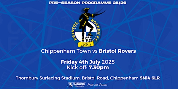 Chippenham Town FC v Bristol Rovers FC | Chippenham Town Football Club