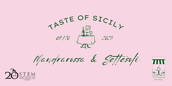 Taste of Sicily: Evening Wine Tasting | The Company We Keep, Saint Clair Avenue West, York, ON, Canada