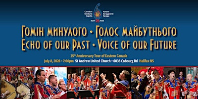 Echo of our Past - Voice of our Future  • Halifax | St. Andrew's United Church