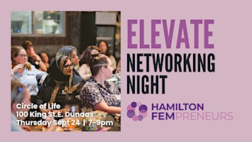 ELEVATE Networking Night with Hamilton Fempreneurs | Circle of Life Cremation and Burial Centre Inc