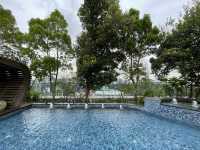 Rooftop infinity pool at Hotel JEN Orchard SG