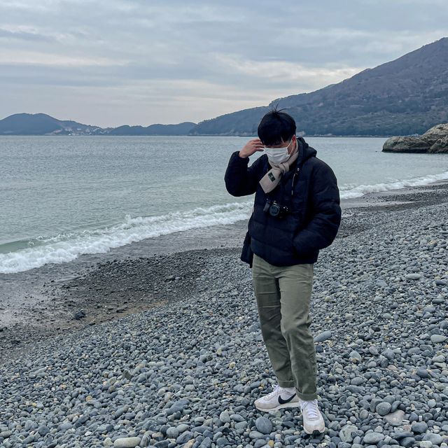 특별한 소리를 들을 수 있는, 흑진주몽돌해변🌊