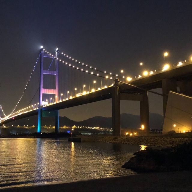 眺望青馬大橋夜景｜挪亞方舟酒店自助餐