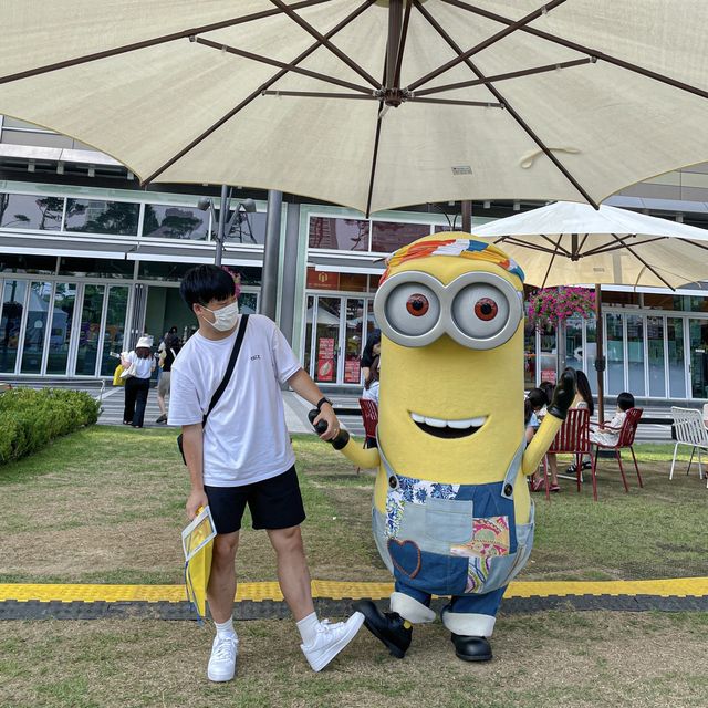 서울에 나타난 미니언즈 삼총사🟡
