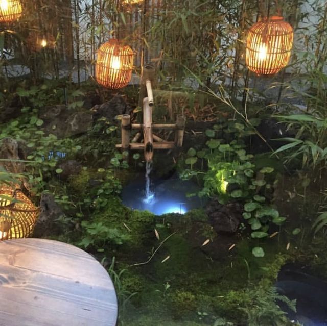 韓国/ソウル【益善洞】ランタンと緑が綺麗なカフェ