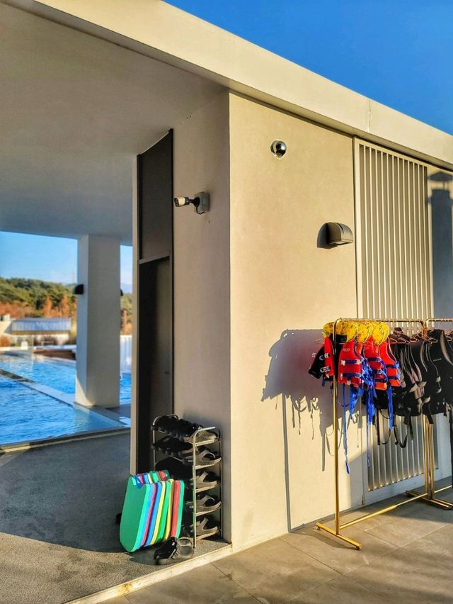 진짜 따뜻한 온수풀이 기분좋은, 스위트남원 가든풀🏊‍♀️