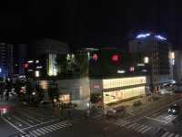 夜景はキャナルシティ博多です『三井ガーデンホテル福岡祇園』