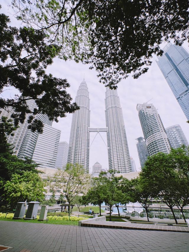 Petronas Twin Towers in Daytime