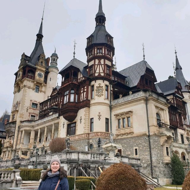 Beautiful Peles Castle in Sinaia, Romania 