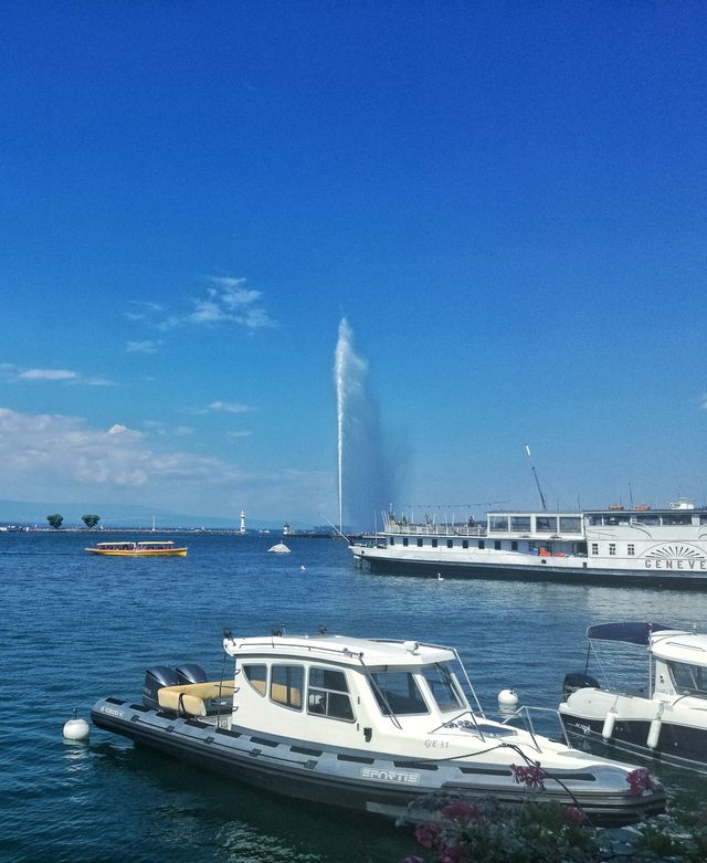 The beauty of Lake Geneva.